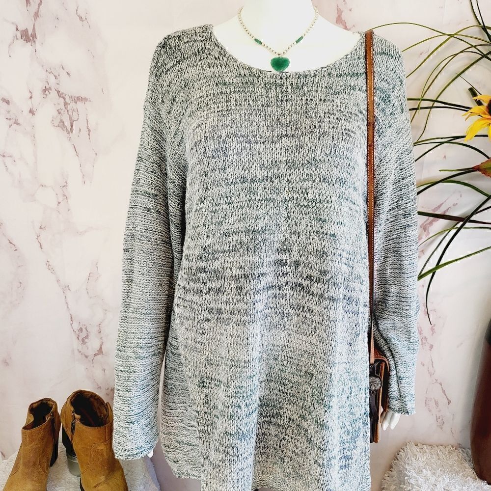 J. Jill cotton blend soft knit sweater